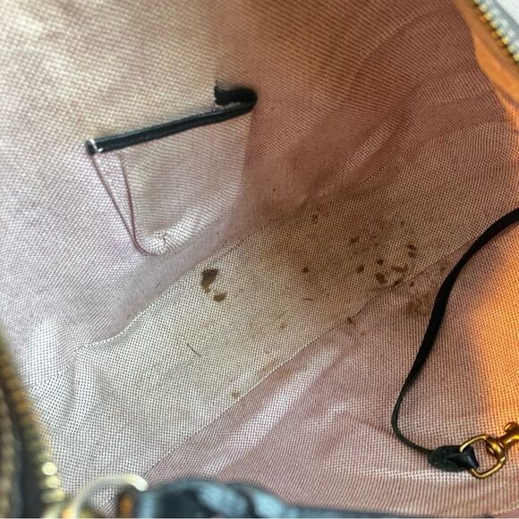 DOONEY & BOURKE Black Hobo Expandable Shoulder Bag - Picture 10 of 11